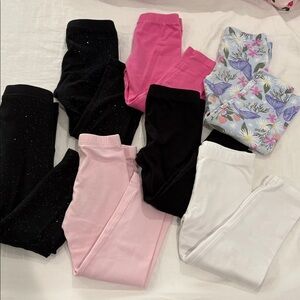 7 pack- the children’s place & cat&jack leggings 3T